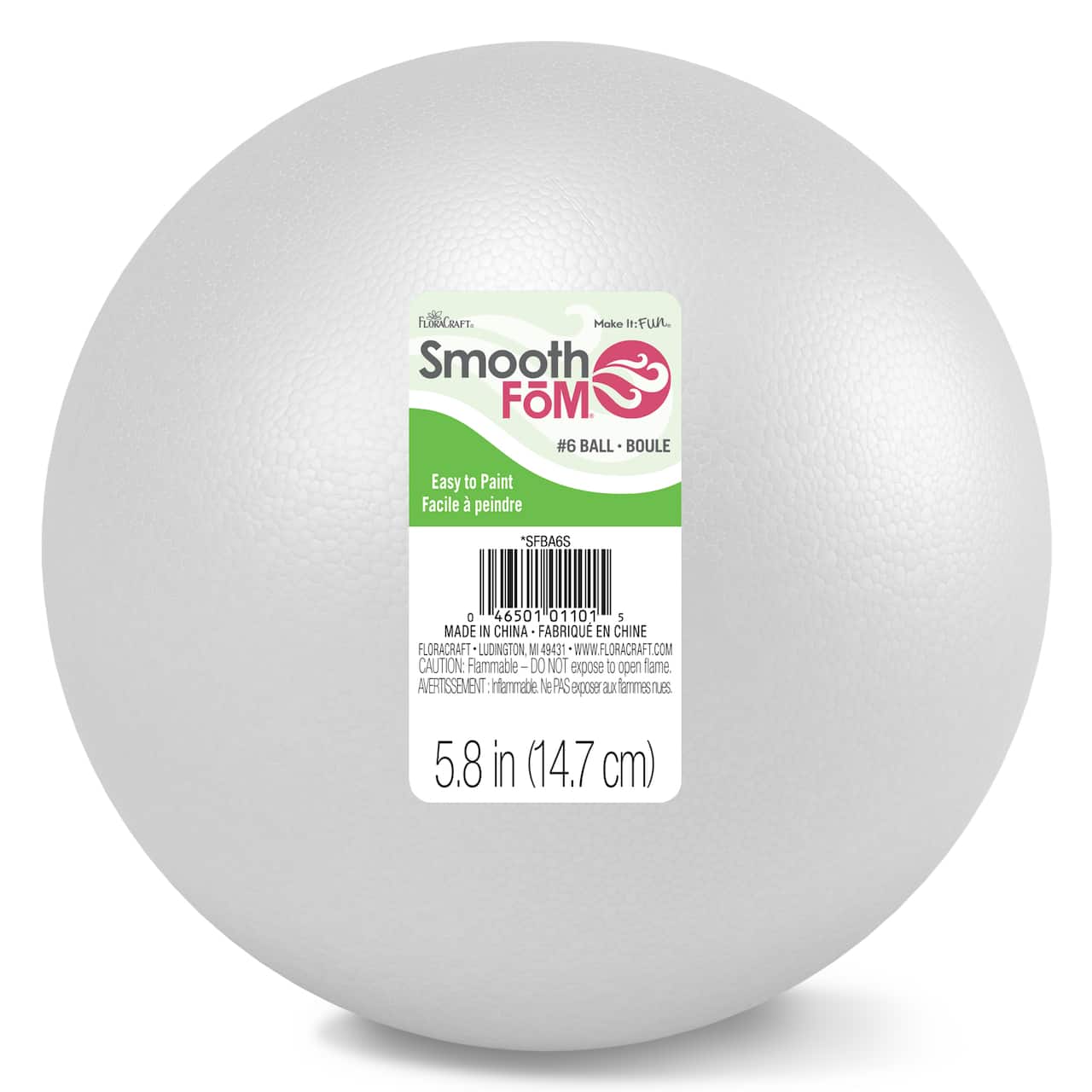 White Foam Ball by Ashland®